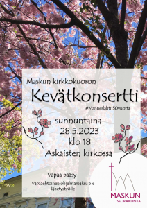 Kirkkokuoron kevätkonsertti
