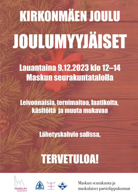 Kirkonmäen joulu; joulumyyjäiset