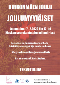 Kirkonmäen joulu; Joulumyyjäiset